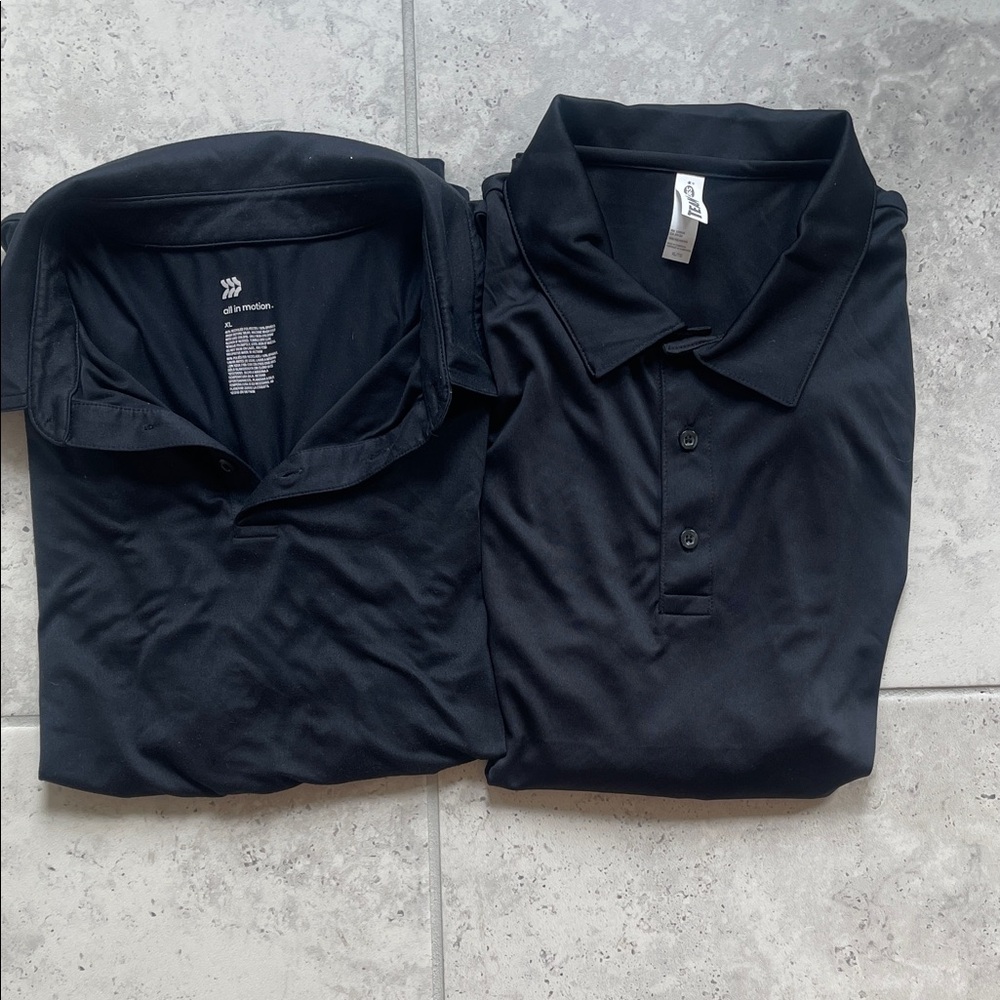 All in Motion Men's Dark Polo Shirts